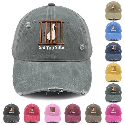 Baseball Cap, Grey (baseball print, Wkhrsyt)