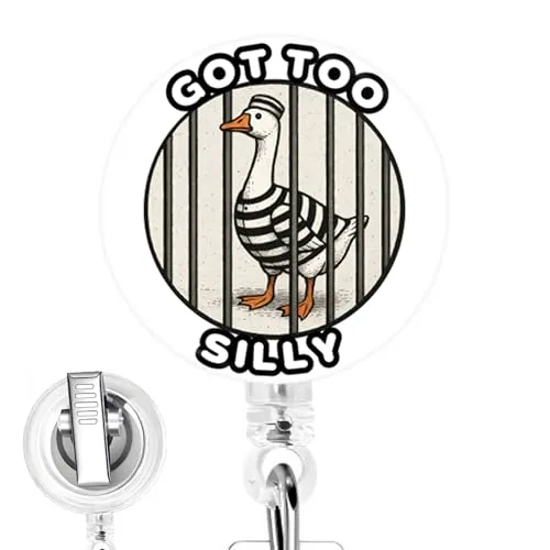 Badge Reel (nurse print, Limeloot)