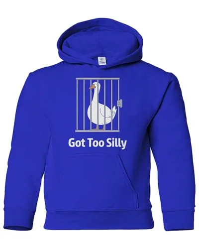 Animal Pun Sweatshirt, Royal Blue, size M