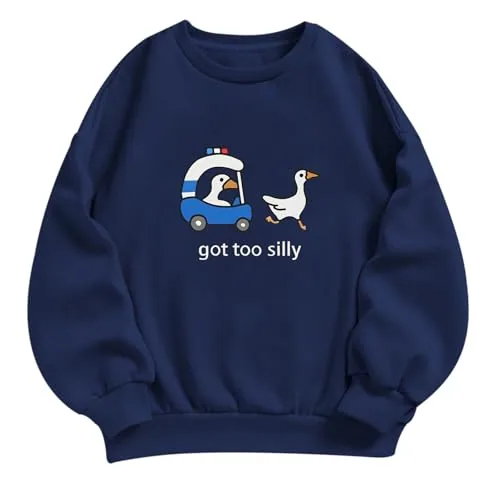Sweatshirt, Navy Blue, size L