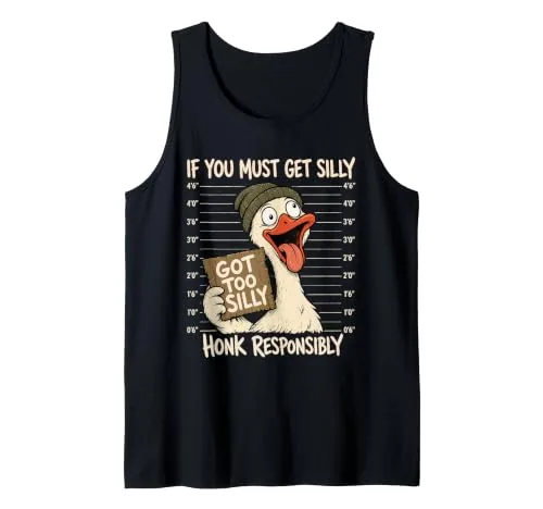 Jailbird Tank Top, Black, size S (mugshot print)