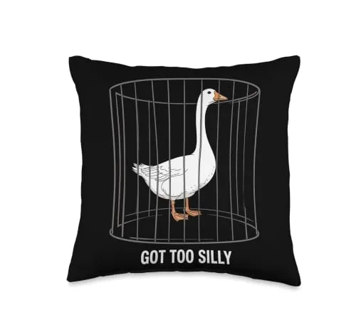 Animal Pun Pillow, Multicolor (Goose Animal)