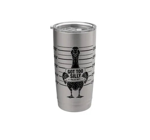 Jailbird Tumbler (mugshot print, The Art)