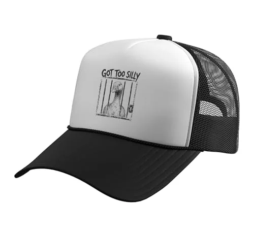 Animal Pun Baseball Cap, Black / White