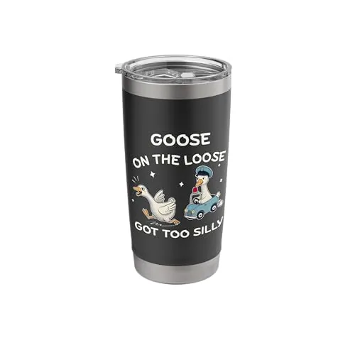 Jailbird Tumbler, Black (police print)
