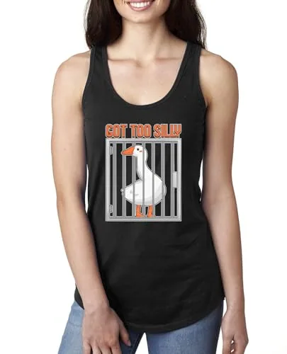 Animal Pun Tank Top, Black, size M