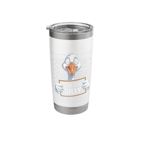 Animal Pun Tumbler, White