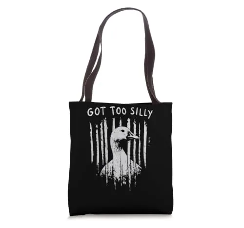 Tote Bag, White (retro print)