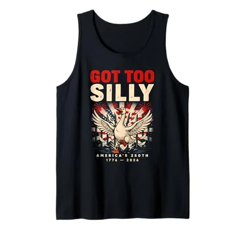 Jailbird Tank Top, Black, size S (Silly Patriot)
